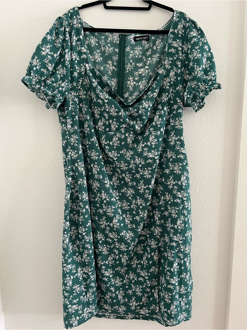 BloomChic Green Floral Dress